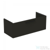 Ideal Standard I.Life B 120x50,5 cm-es 1 fiókos fali szekrény mosdó és foganytú nélkül,Carbon grey matt T5515NV