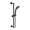  Ideal Standard IdealRain Soft zuhanykészlet matt fekete, 1 funkcióval és 60 cm-es rúddal