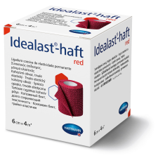 Idealast-haft öntapadó kompressziós pólya - piros gyógyászati segédeszköz