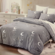 idealisotthon Éjszakai égbolt 7 részes kétoldalas ágyneműhuzat - világosszürke lakástextília