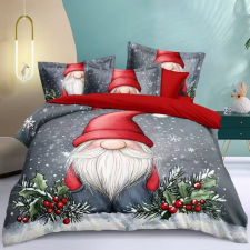 idealisotthon Karácsonyi 6 részes ágyneműhuzat - Mikulás manó lakástextília