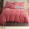 idealisotthon Klasszikus kétszínű 7 részes ágynemű - rózsaszín-világos szürke