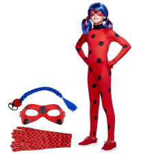 IdeallStore® gyerek jelmez, Miraculous Ladybug, kezeslábas típusú, 3-5 éves, tartozékokkal jelmez