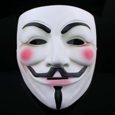 IdeallStore Gyermekmaszk IdeallStore®, Anonymous Vendetta, műanyag, univerzális méretű, fehér jelmez