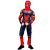 IdeallStore ® Iron Spiderman jelmezkészlet, New Era, M méret, 5-7 éves korig, piros