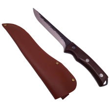 IdeallStore Két darab IdeallStore® henteskés készlet, Hunter Swish, 27,5 cm, barna, bőr tokban kés és bárd