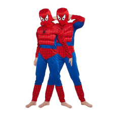 IdeallStore ® Ultimate Spiderman jelmez gyerekeknek, városmegváltó, 100% poliészter, 95-110 cm jelmez