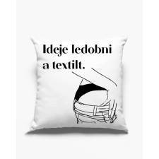 Ideje ledobni a textilt párna egyedi mintával ajándéktárgy