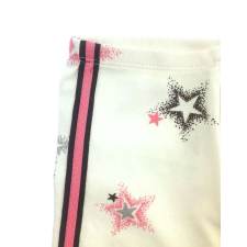 IDEXE csillagmintás törtfehér leggings - 86 gyerek nadrág