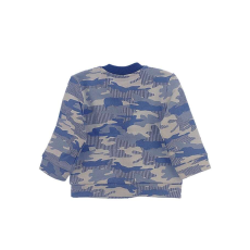 Idexe kék színű terepmintás pulóver