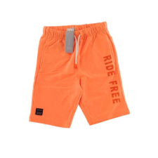 Idexe kisfiú feliratos neon narancssárga rövidnadrág - 128 gyerek nadrág