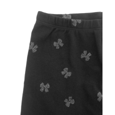  IDEXE kislány masnimintás szürke leggings - 158