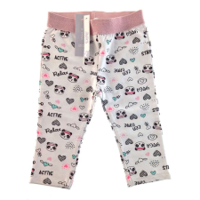 IDEXE kislány pandamintás fehér leggings gyerek nadrág