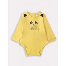 IDEXE mustársárga macimintás body kombidressz, body