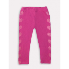 IDEXE szívecskemintás ciklámen leggings - 86 gyerek nadrág