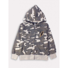  IDEXE terepmintás cipzáros pulóver gyerek pulóver, kardigán