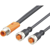 ifm Electronic EVC682 Összekötő vezeték Dugó, egyenes, Alj, egyenes 0.3 m Pólusszám: 4, 5 1 db (EVC682)