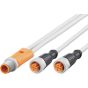 ifm Electronic EVW178 Összekötő vezeték Dugó, egyenes, Alj, egyenes 0.3 m Pólusszám: 4, 5 1 db (EVW178)