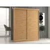  IGA 160 tolóajtós gardróbszekrény, tölgy