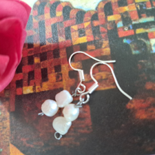  Igazgyöngy fülbevaló fülbevaló