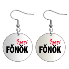 Igazi Főnök fülbevaló, választható több formában és színben fülbevaló