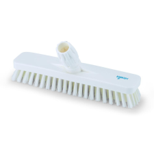 Igeax Srl. Igeax élelmiszeripari padlósúrolókefe 30cm széles fehér, 0,75mm kemény sörtével takarító és háztartási eszköz