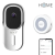 iGet HOME Doorbell DS1 White + Chime CHS1 White - FullHD