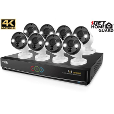 iGet HOMEGUARD HGNVK164908 + 8x HGNVK936CAM 4K (8MPx) megfigyelő kamera