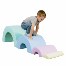 Iglu Soft Play Montessori puha játékkészlet - Szivárvány kreatív és készségfejlesztő