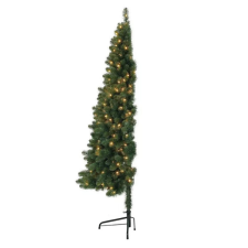 IHO-396 Fél műfenyő 80LED 120cm, 140ág műfenyő