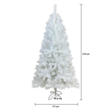 IHO-545 Fehér műfenyő 210 cm-es műfenyő