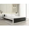  IKAROS DOUBLE ágy 140 x 200 cm, antracit/fehér Ágyrács: Léces ágyrács, Matrac: Coco Maxi 20 cm matrac