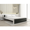  IKAROS DOUBLE ágy 160 x 200 cm, antracit/fehér Ágyrács: Lamellás ágyrács, Matrac: Somnia matrac 18 cm