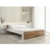  IKAROS DOUBLE ágy 160 x 200 cm, Artisan tölgy/fehér Ágyrács: Léces ágyrács, Matrac: Coco Maxi 20 cm matrac