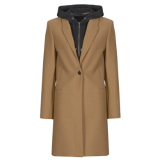 Ikks Kabátok MANTEAU STRAIGHT Barna EU XL