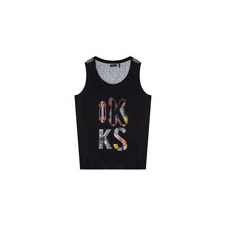 Ikks Trikók / Ujjatlan pólók AJAKZ Fekete 5 éves gyerek póló