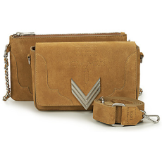 Ikks Válltáskák 111 WESTERN COL CAMEL DECOUPE SUEDE Barna Egy méret