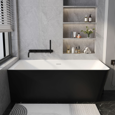  ILDA-L matt b&amp;amp;w szabadonálló kád kád, zuhanykabin