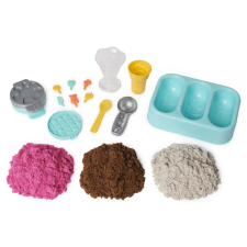  Illatos Kinetic Sand Fagylalt Készlet kreatív és készségfejlesztő