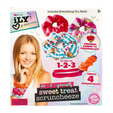  iLY Csináld magad Scrunchie-náló - édes finomságok szett kreatív és készségfejlesztő