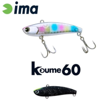  Ima Koume Vibration 60 60mm 11g 119 Matt Night Black wobbler csali