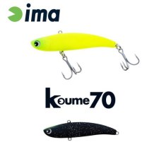  Ima Koume Vibration 70 70mm 13g 119 Matt Night Black wobbler csali