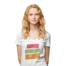  Ima - Női V-Nyakú Póló