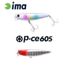  Ima P-CE 60S 60mm 10g 001 Red Head wobbler csali