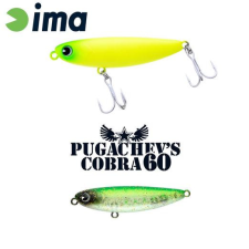 Ima Pugachevs Cobra 60 60mm 6g 103 Lime Star Clear wobbler csali