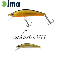  Ima Sukari 63HS 63mm 8g 010 Orange Belly Ayu wobbler csali