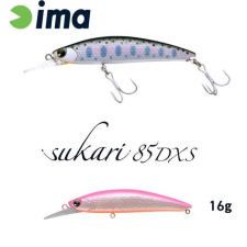  Ima Sukari 85DXS 83mm 16g 007 Pink Back Silver wobbler csali