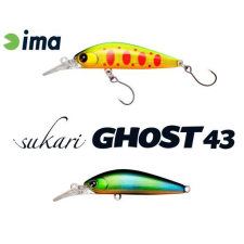  Ima Sukari Ghost 43SU 43mm 2,4g 010 Peacock wobbler csali