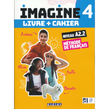Imagine 4 A2.2 - Tout en un livre + cahier + didierfle.app nyelvkönyv, szótár