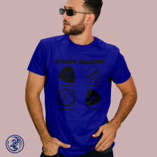  Imagine Dragons - Autogram férfi póló ajándéktárgy